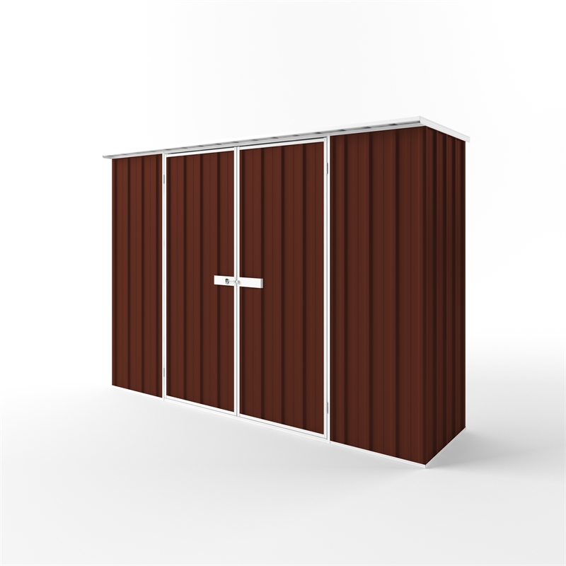 endurashed 3 x 0.78 x 2.12m tall flat roof garden shed