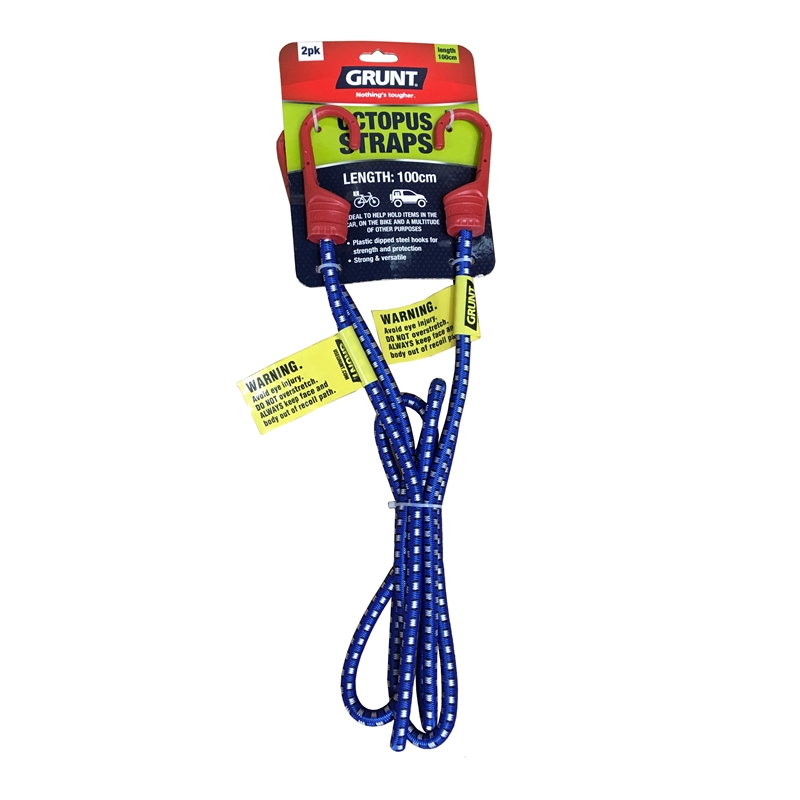 Grunt 100cm Tie Down Octopus Straps 2 Pack Bunnings Warehouse