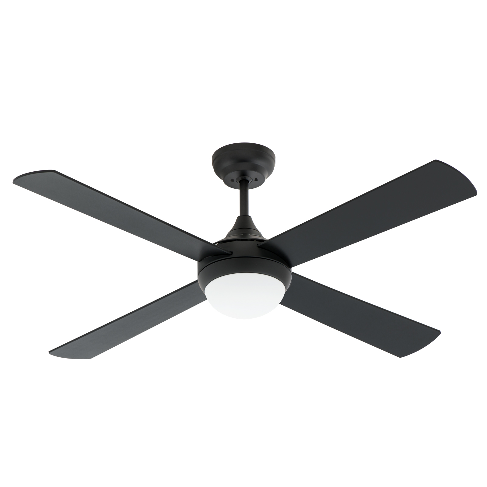 Arlec 130cm 4 Blade LED Matte Black Ceiling Fan at Bunnings Warehouse