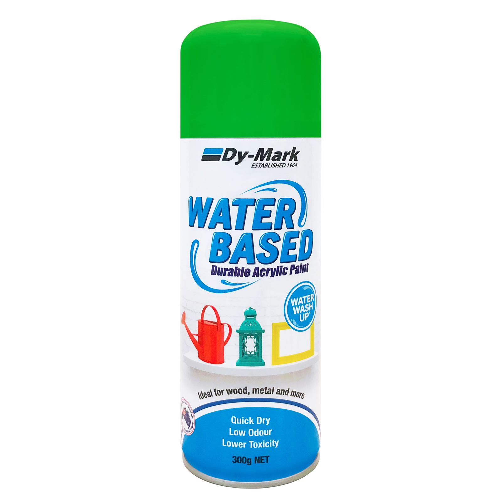 DyMark 300g Water Based Grassy Green Acrylic Spray Paint