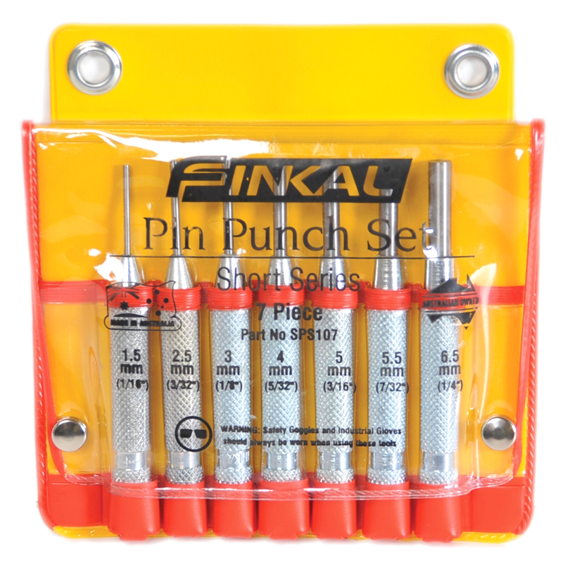 Finkal 7 Piece Short Series Punch Set Bunnings Warehouse