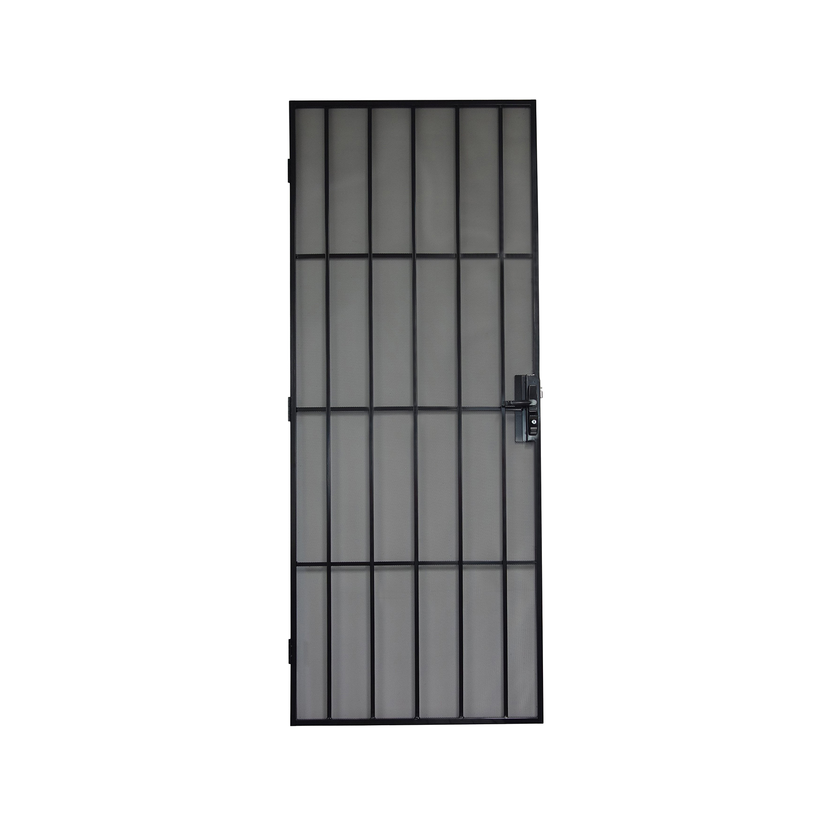Bastion 2024 x 806mm Black Classic Imperial Steel Frame Screen Door