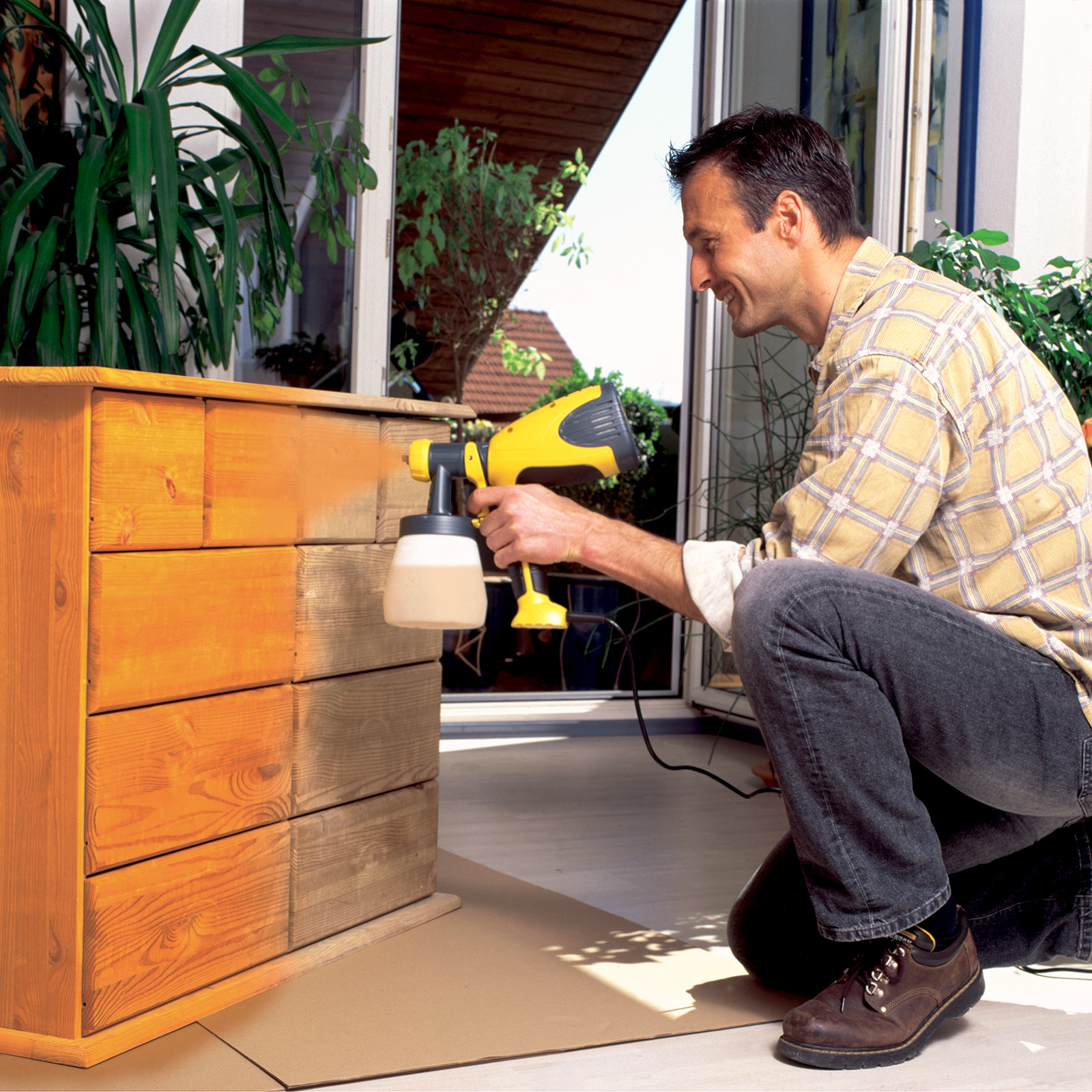 Wagner W100 Wood & Metal Paint Sprayer Bunnings Warehouse