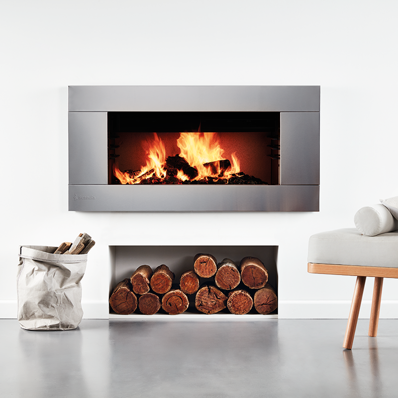 Scandia Avante 150sqm Indoor Open Wood Fire Heater Bunnings Warehouse