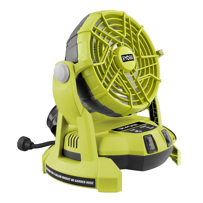 Ryobi One+ 18V Portable Misting Fan Skin Only Bunnings Warehouse