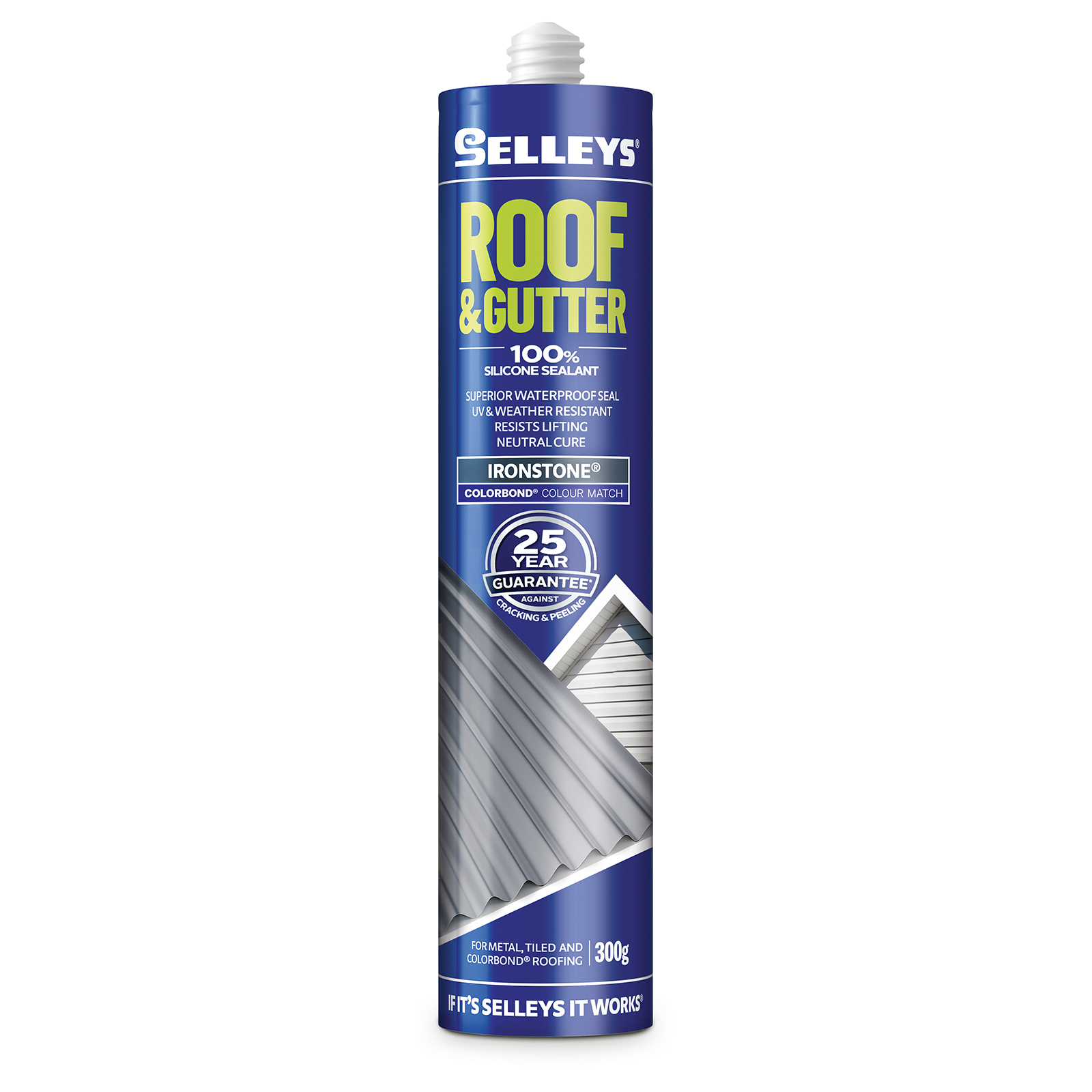 Selleys 300g Ironstone Roof & Gutter Silicone | Bunnings Warehouse