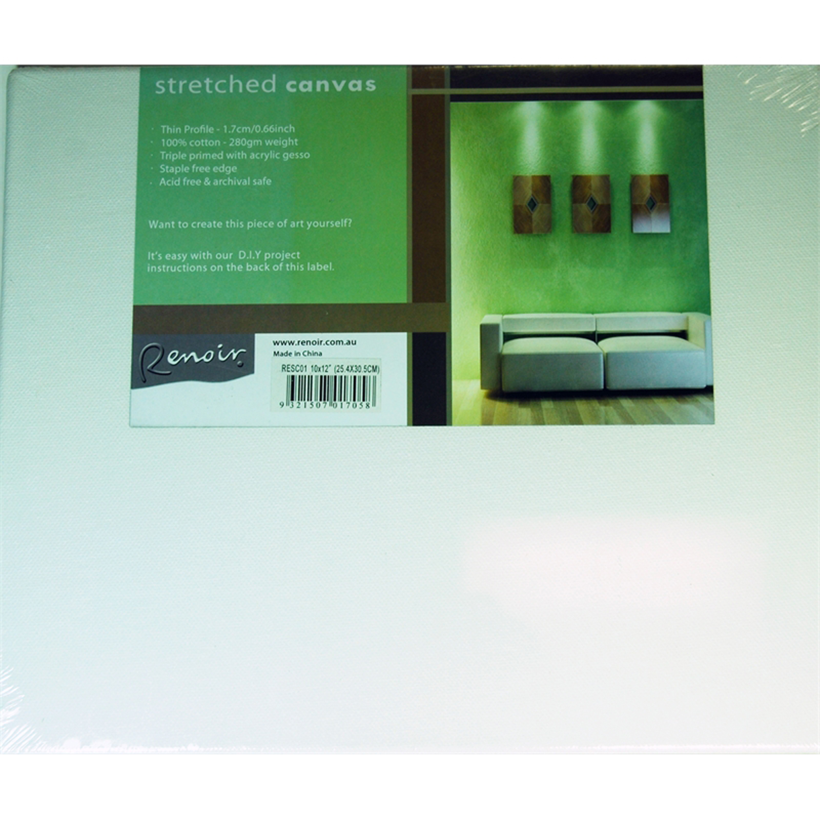 Renoir Stretched Canvas  - 254mm x 305mm