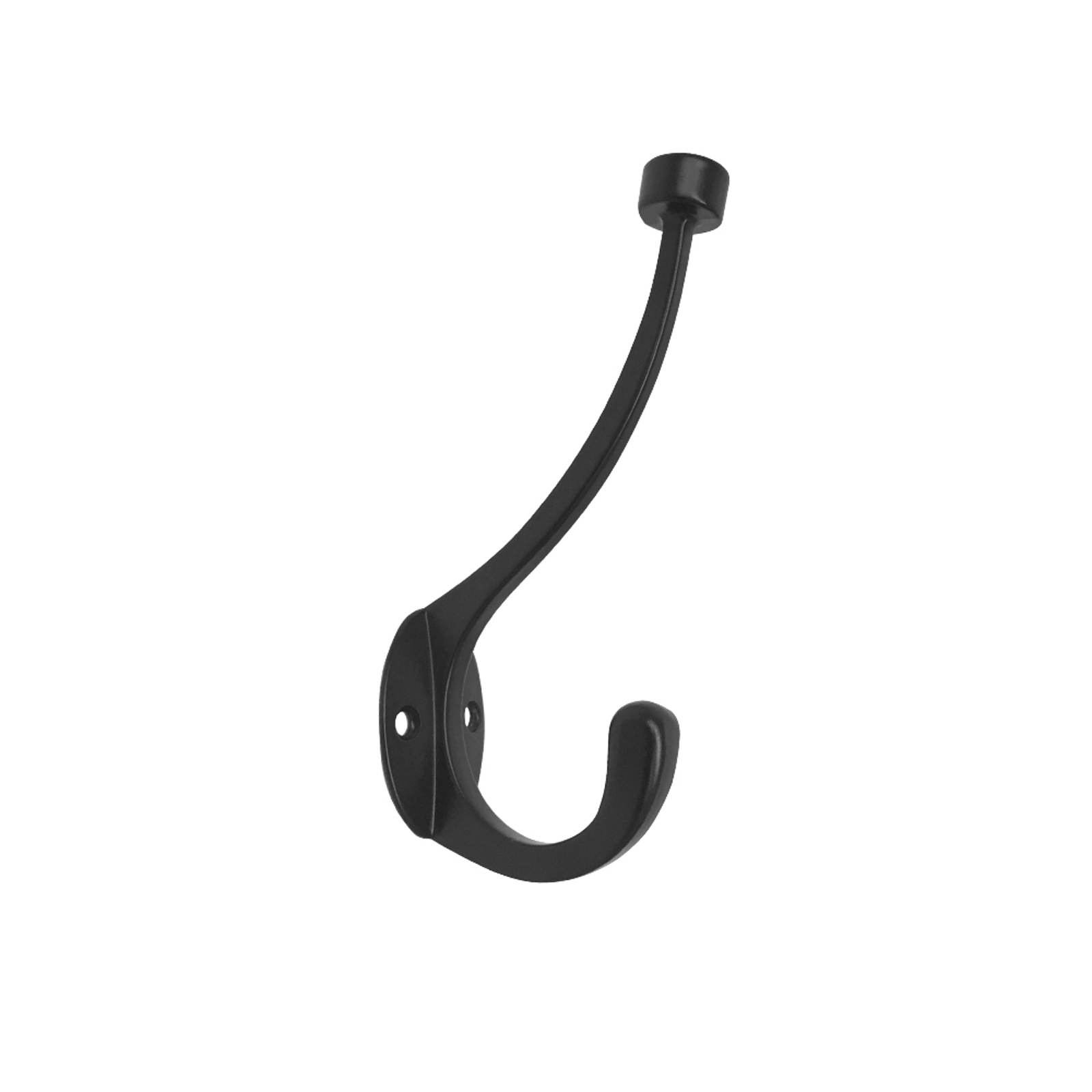 Adoored Black Modern Style Double Hook - 1 Pack | Bunnings Warehouse