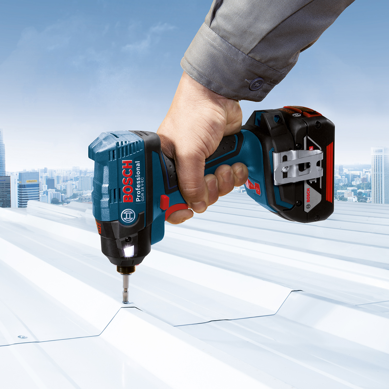 Bosch Blue 3 Piece 18V Brushless 2 X 3.0Ah Combo Kit | Bunnings Warehouse