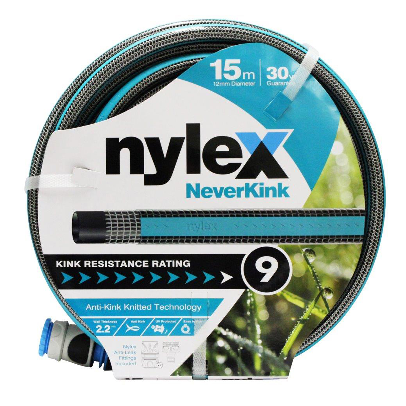 Nylex NeverKink 12mm x 15m Garden Hose