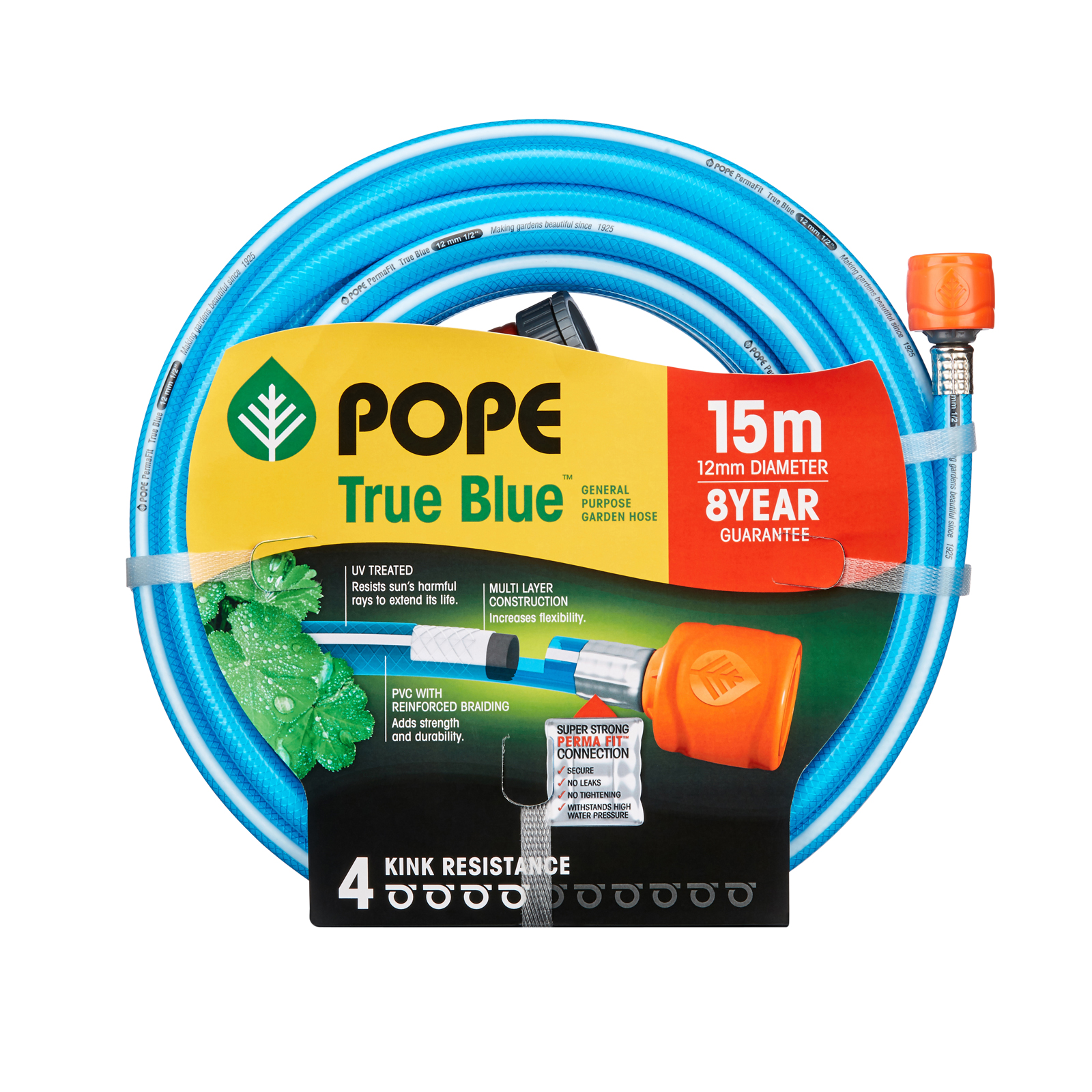 Pope 12mm x 15m True Blue Garden Hose