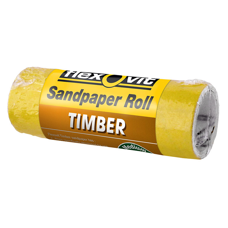 Flexovit 115mm x 1m 120 Grit Timber Sandpaper Roll Bunnings Warehouse