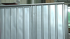 Pinnacle 1.5 x 0.8 x 1.9m Zinc Garden Shed Bunnings 