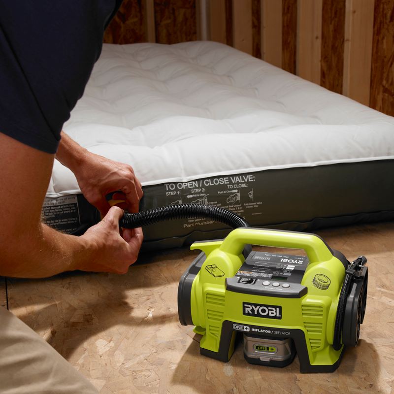 Ryobi one 18v cordless air inflator and deflator skin only