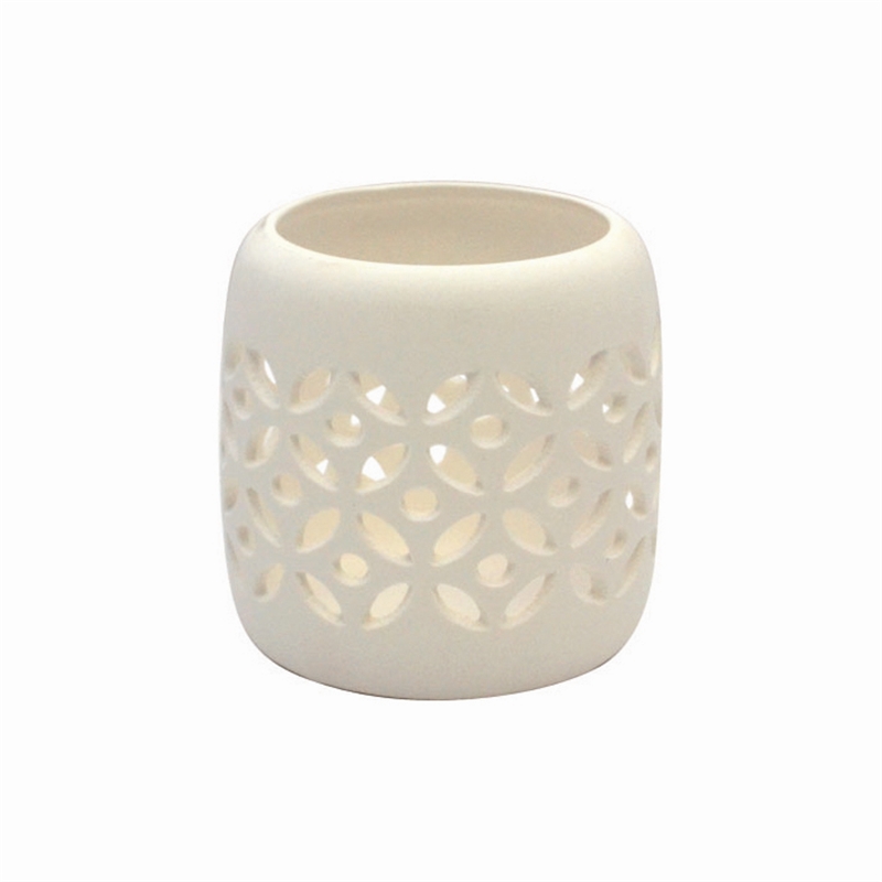 Haven 7cm Ceramic White Candle Holder I/N 3440160 | Bunnings Warehouse