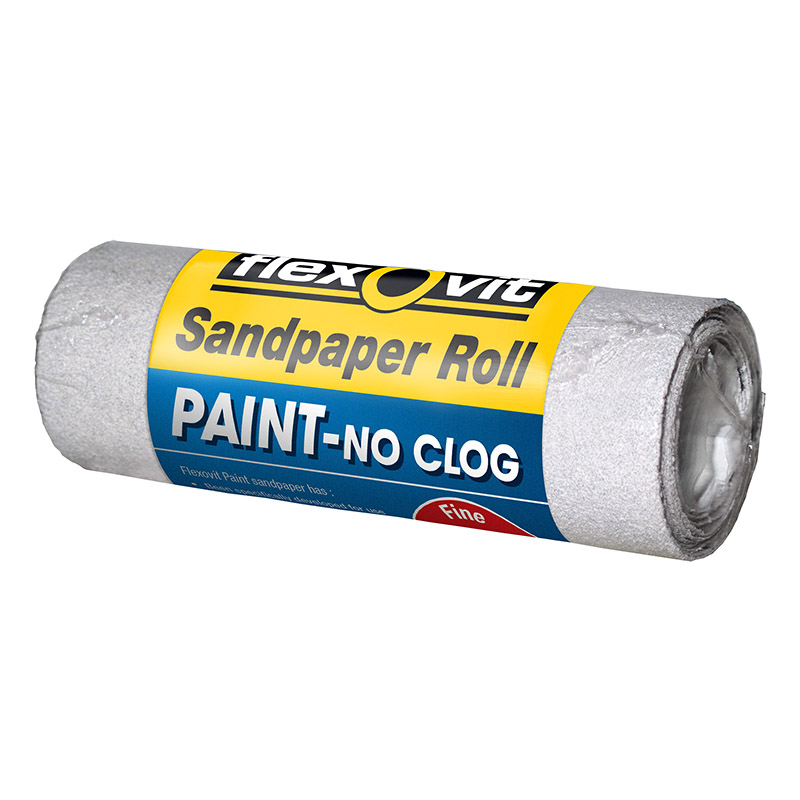 Flexovit 115mm x 1m 240 Grit Painted Surface Sandpaper Roll