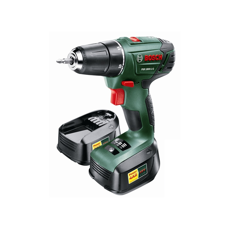 Bosch PSR 1800 18V Cordless Drill Driver With 2 Batteries ...