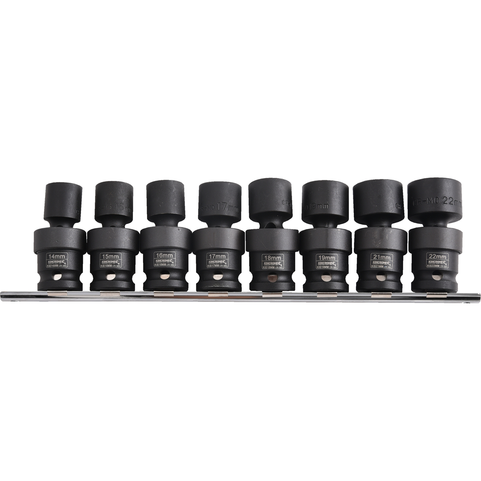 Kincrome Impact Swivel Socket Set Metric 8 Pieces 1/2" Drive On Rail eBay