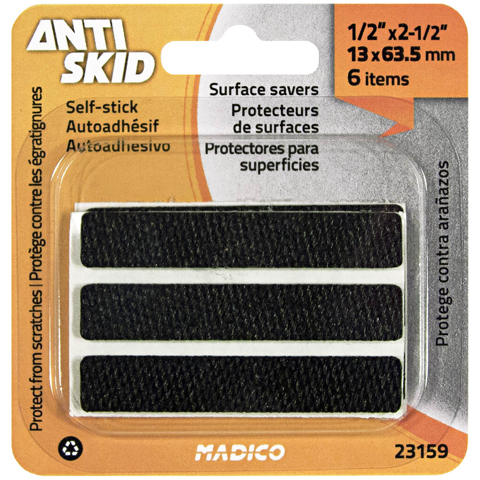 Madico 13 x 63mm Foam Protec Surface Saver Strip - 6 Pack