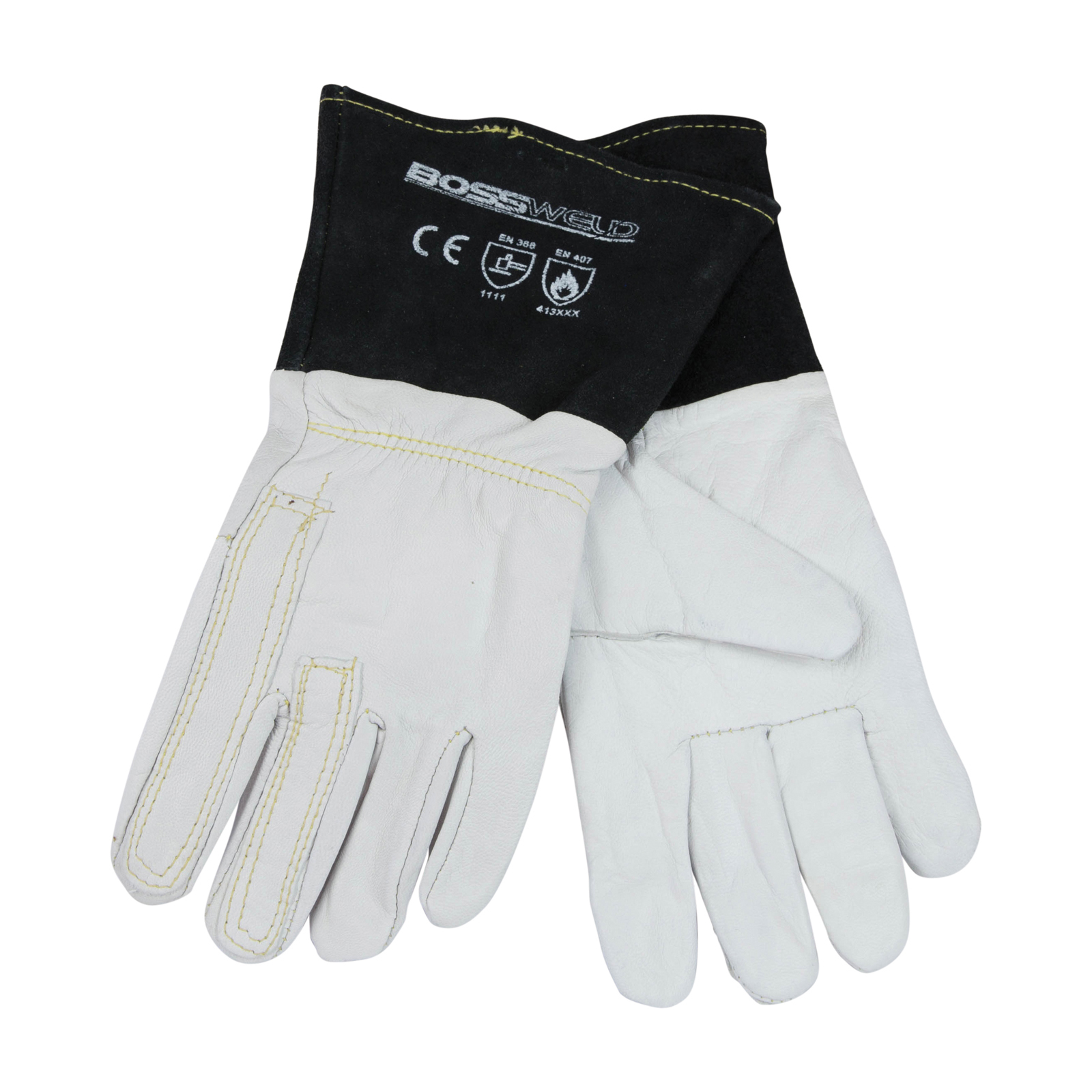 welding gloves size 10 2 pairs Mig-Tig Stitched leather made with kevlar