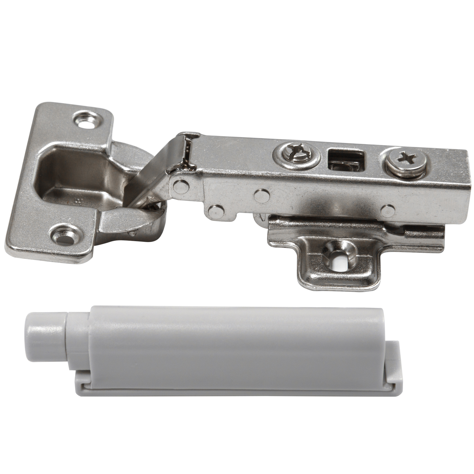 Hafele 110° Push Hinge Full Overlay Clip On 1 Pair Bunnings Warehouse